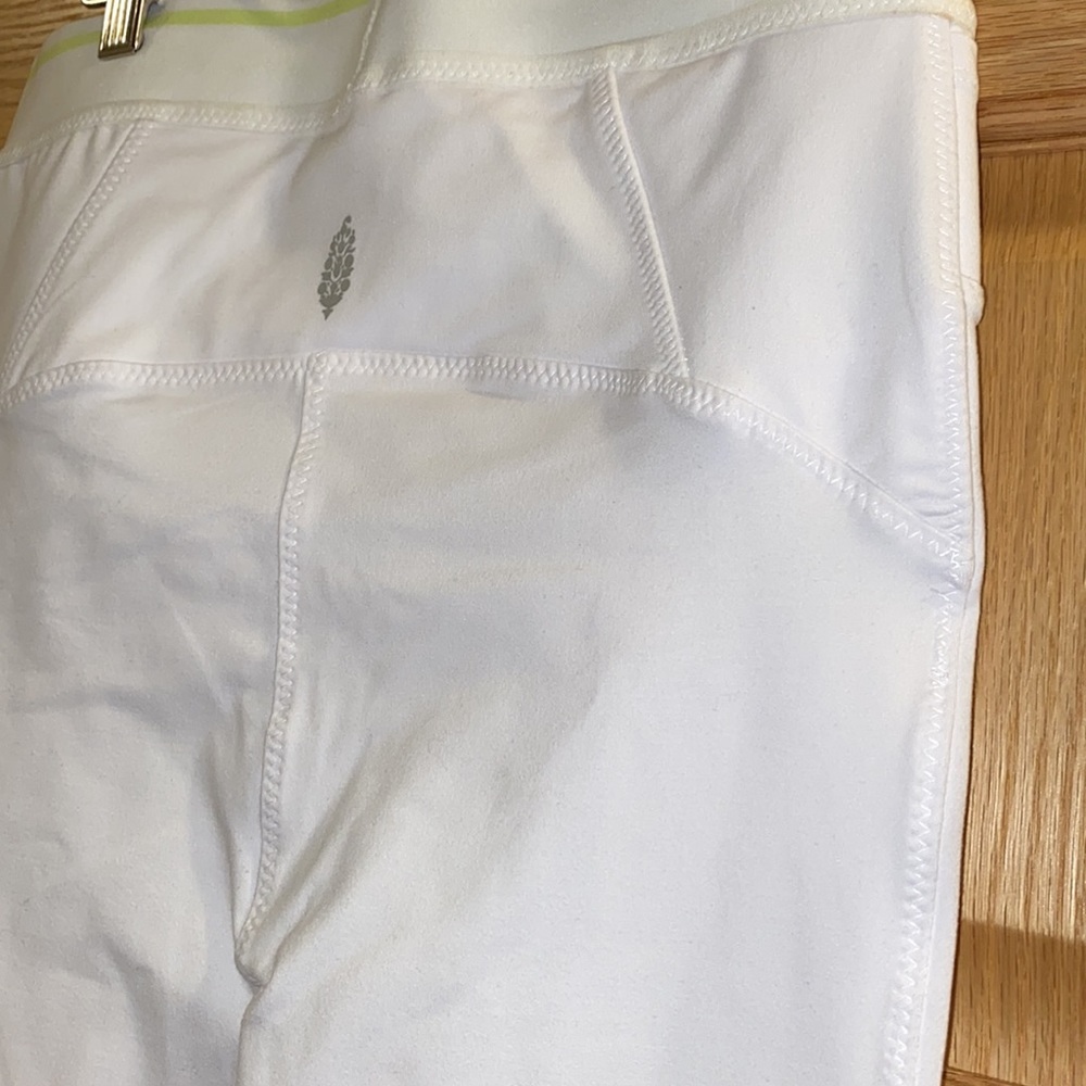 Free People Ruffle Hem Sanctuary Leggings White - Picture 11 of 16